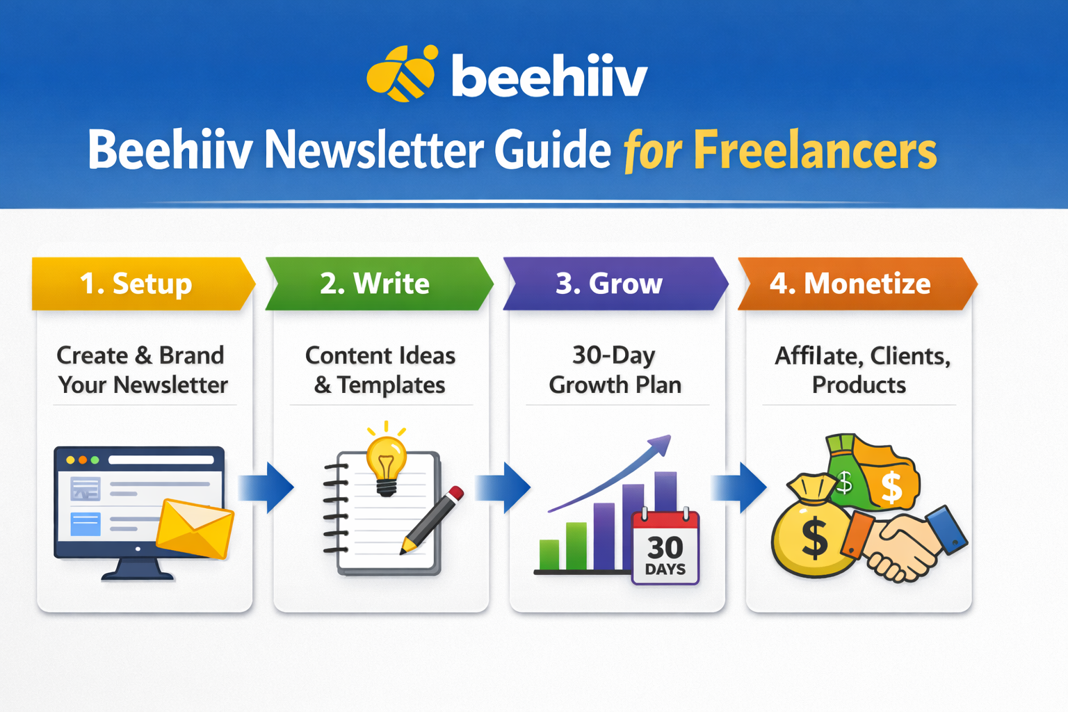 Beehiiv newsletter dashboard preview